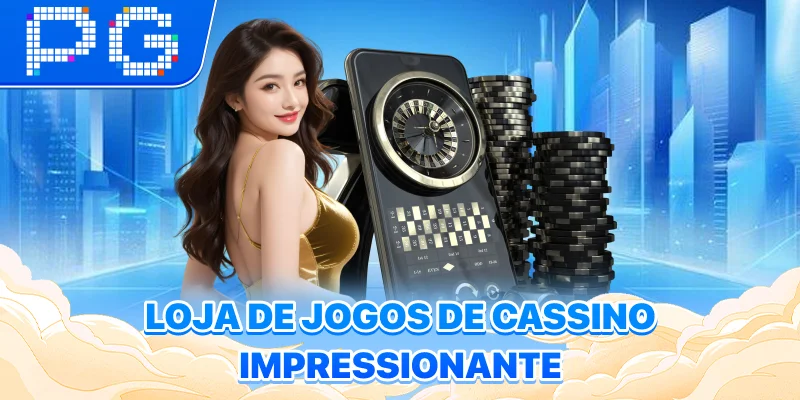 Loja de jogos de cassino impressionante